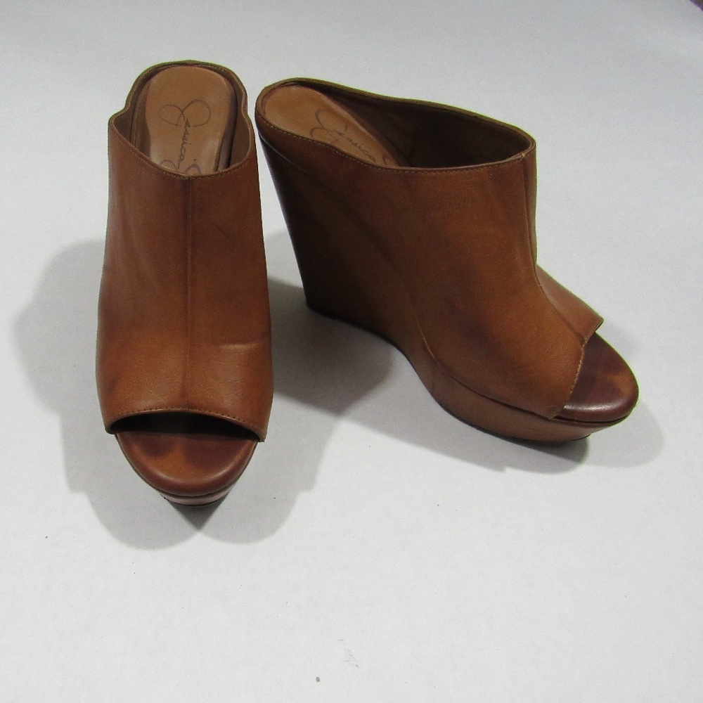Jessica Simpson Open Toe Wedge Size 6.5M